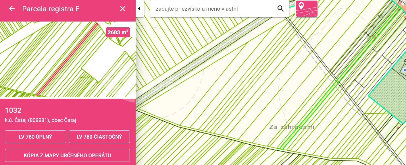 Prodej pozemku 8.485 m², Čataj, Bratislavský kraj