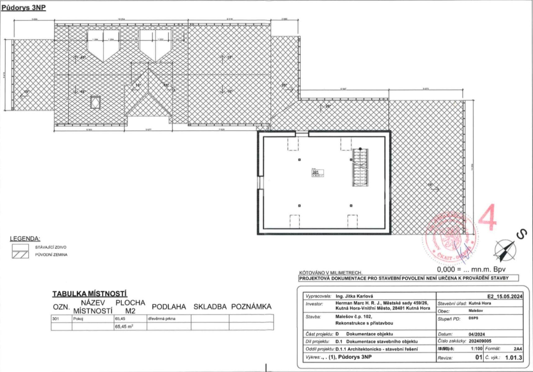 Prodej domu 456 m², pozemek 1.267 m², Malešov, Středočeský kraj