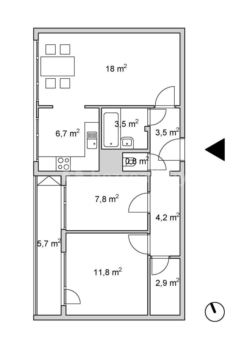 Pronájem bytu 3+kk 59 m², Jablonecká, Praha, Praha