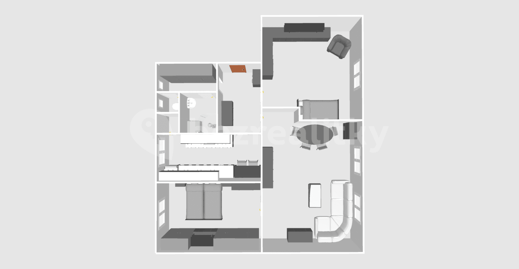 Prodej bytu 3+1 76 m², Československé armády, Hlinsko, Pardubický kraj