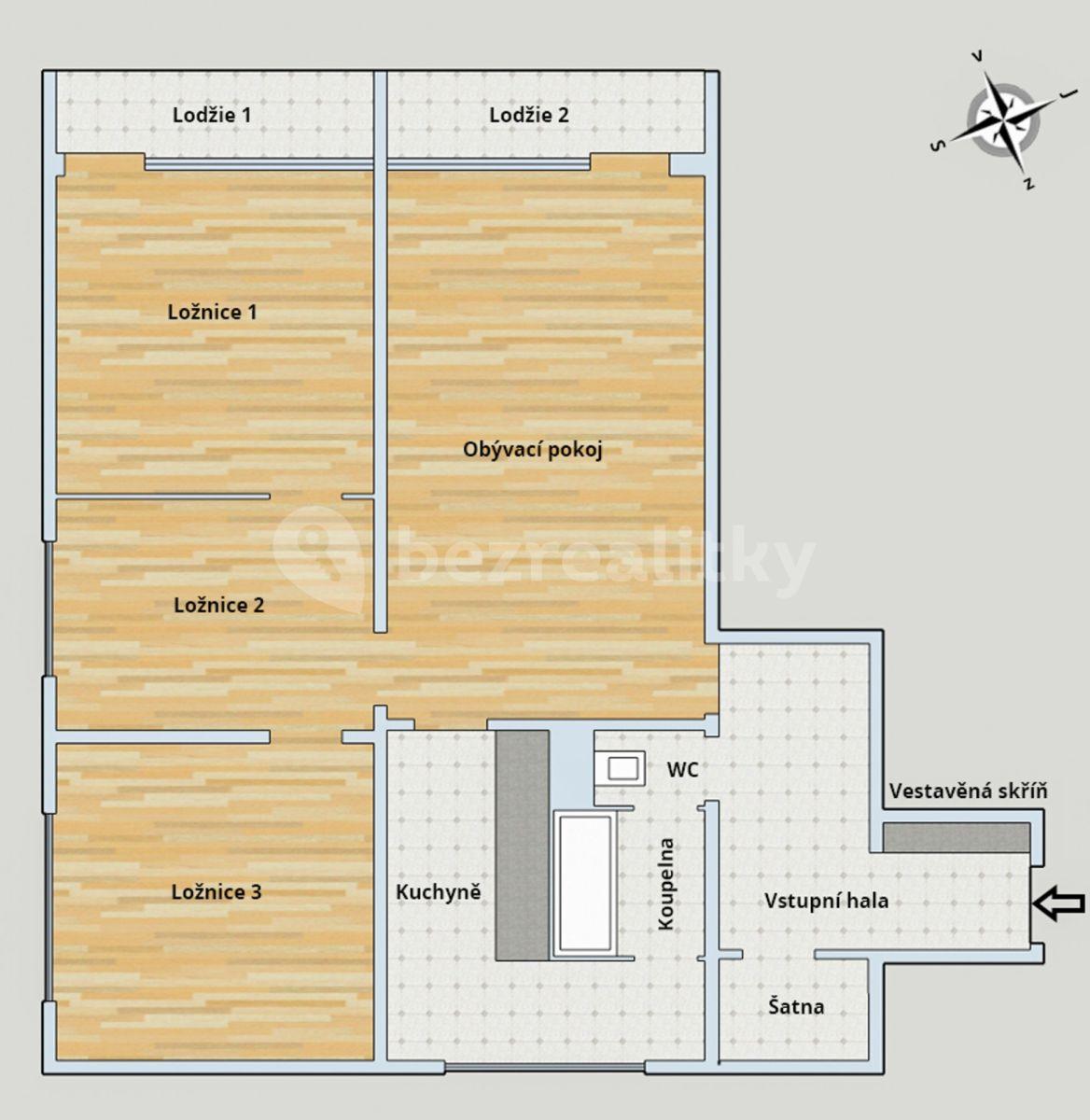 Prodej bytu 4+1 84 m², Hrubínova, Litoměřice, Ústecký kraj