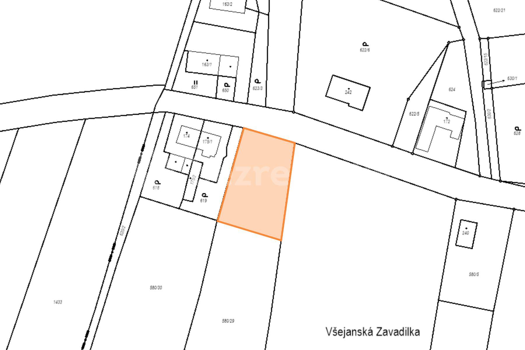 Prodej pozemku 1.320 m², Jizbice, Jizbice, Středočeský kraj