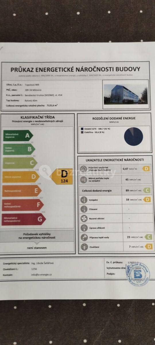 Prodej bytu 2+kk 43 m², Topolová, Milovice, Středočeský kraj