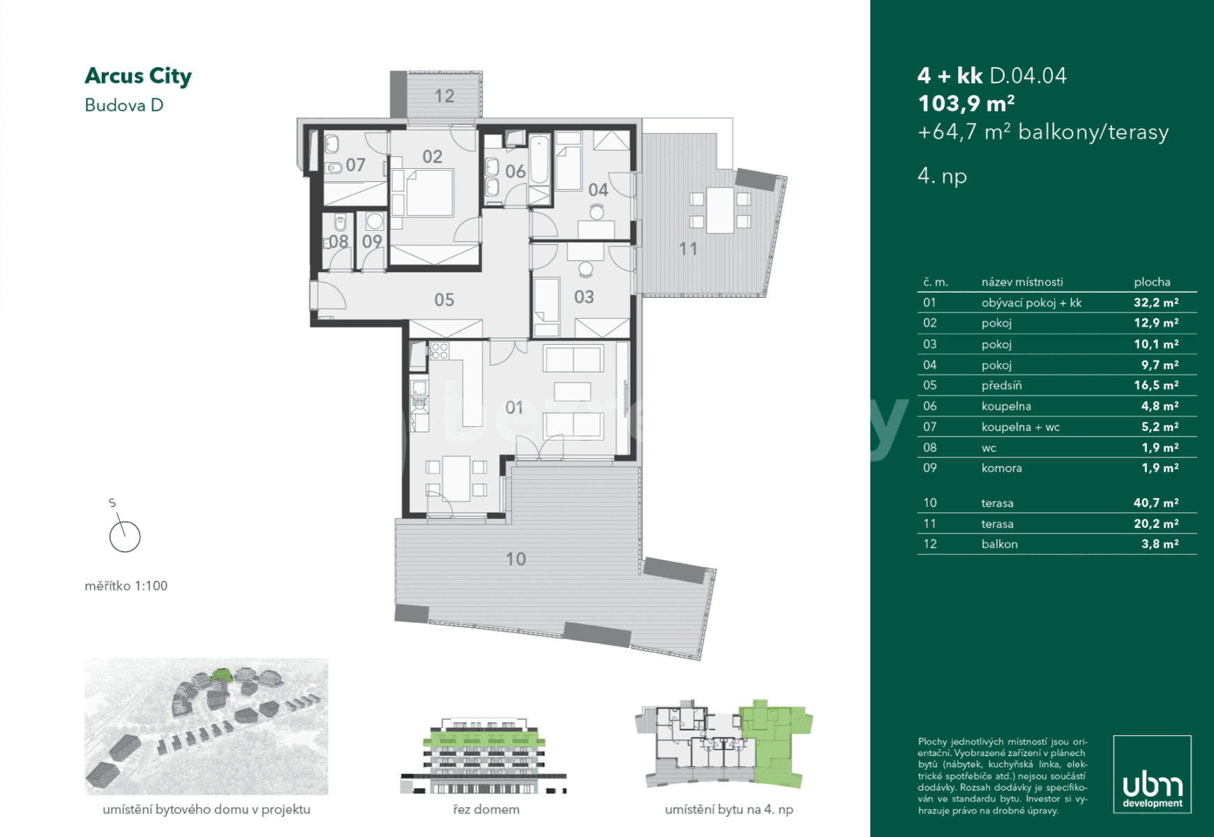 Pronájem bytu 4+kk 104 m², Hasilova, Praha, Praha