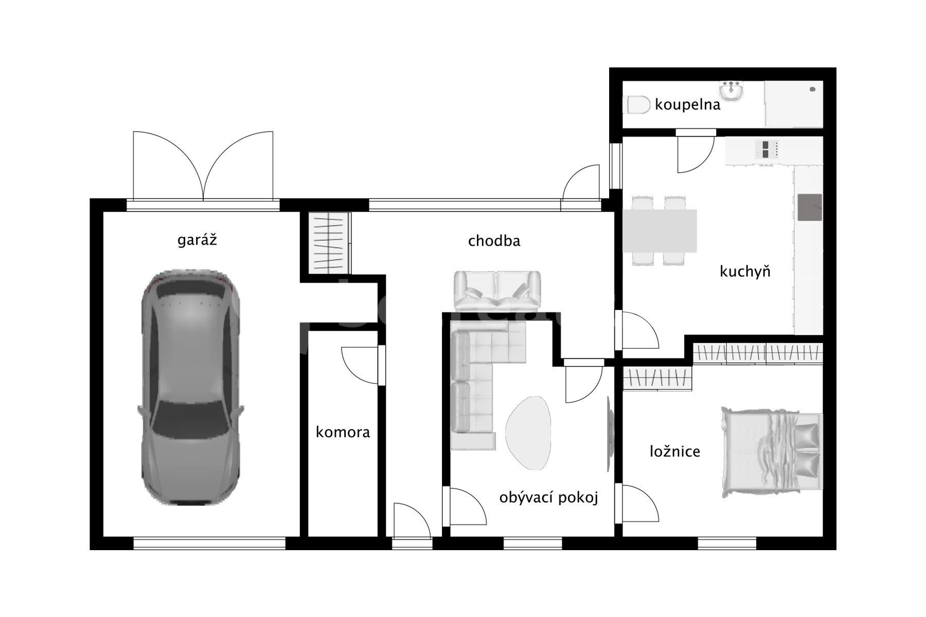 Prodej domu 100 m², pozemek 943 m², Pěnčín, Pěnčín, Olomoucký kraj