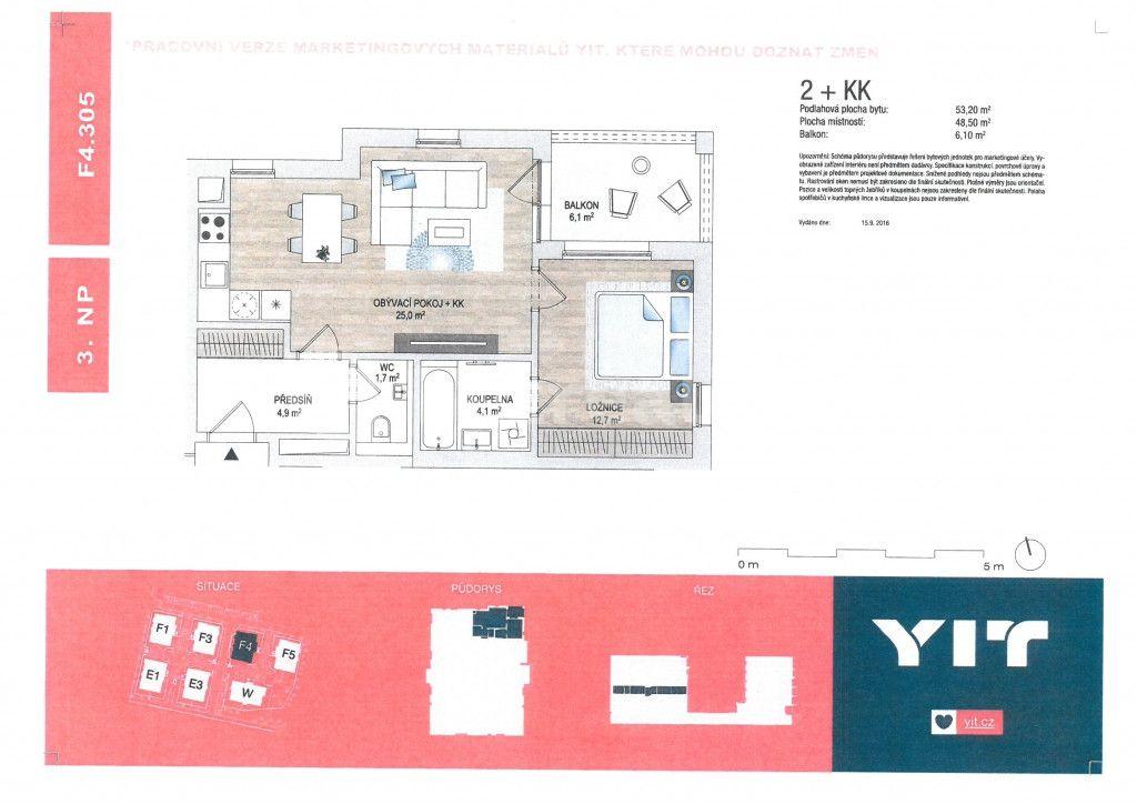 Prodej bytu 2+kk 54 m², Saarinenova, Praha, Praha