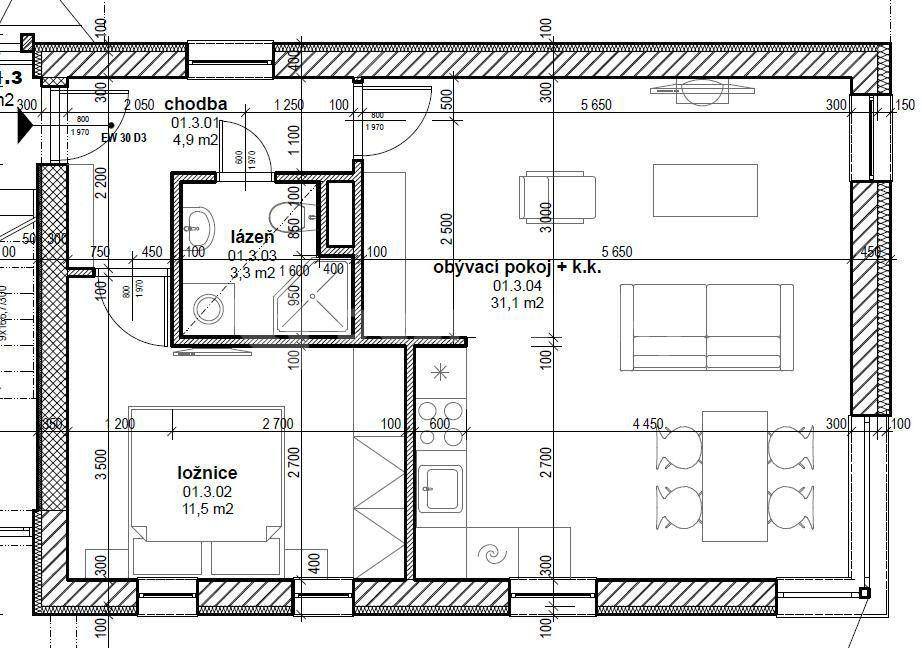 Prodej bytu 2+kk 53 m², Na Rybárně, Hradec Králové, Královéhradecký kraj