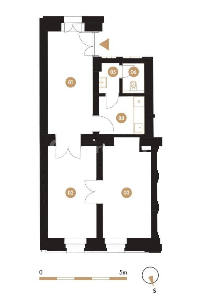 Pronájem kanceláře 56 m², Francouzská, Praha, Praha