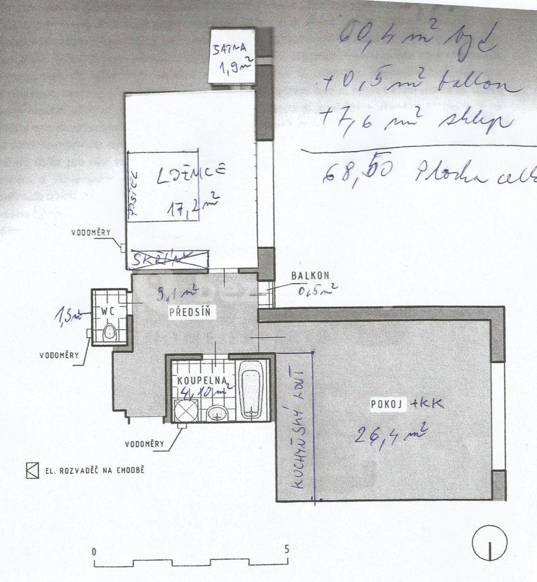 Prodej bytu 2+kk 60 m², Františka Křížka, Praha, Praha