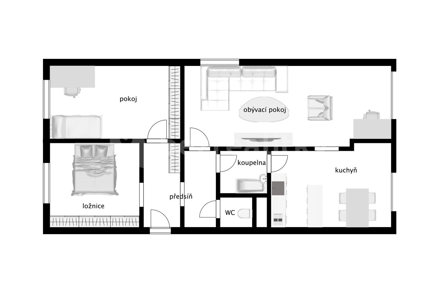 Prodej bytu 3+1 70 m², Střekovská, Praha, Praha