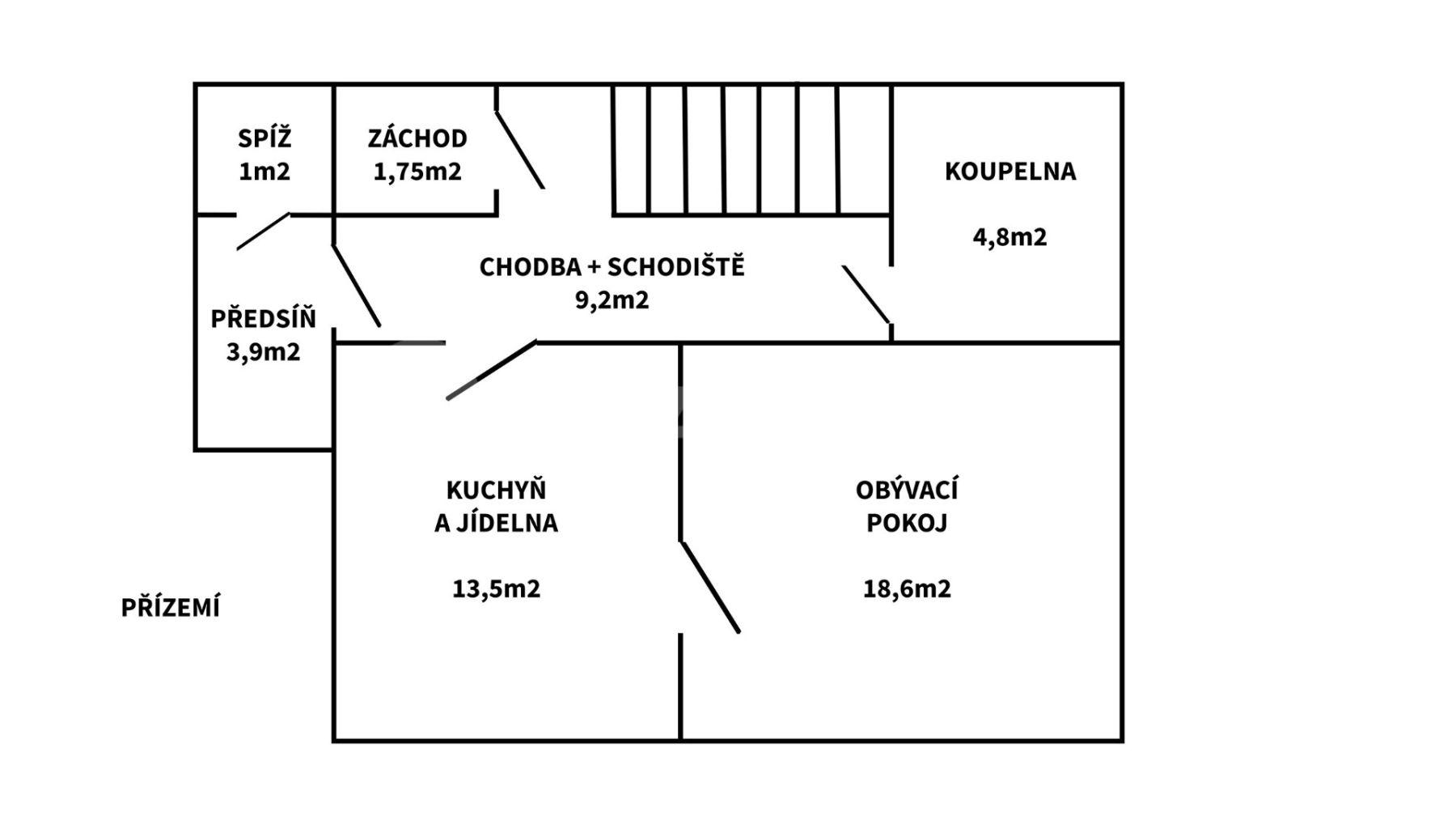 Prodej domu 102 m², pozemek 200 m², Jestřebí, Olomoucký kraj