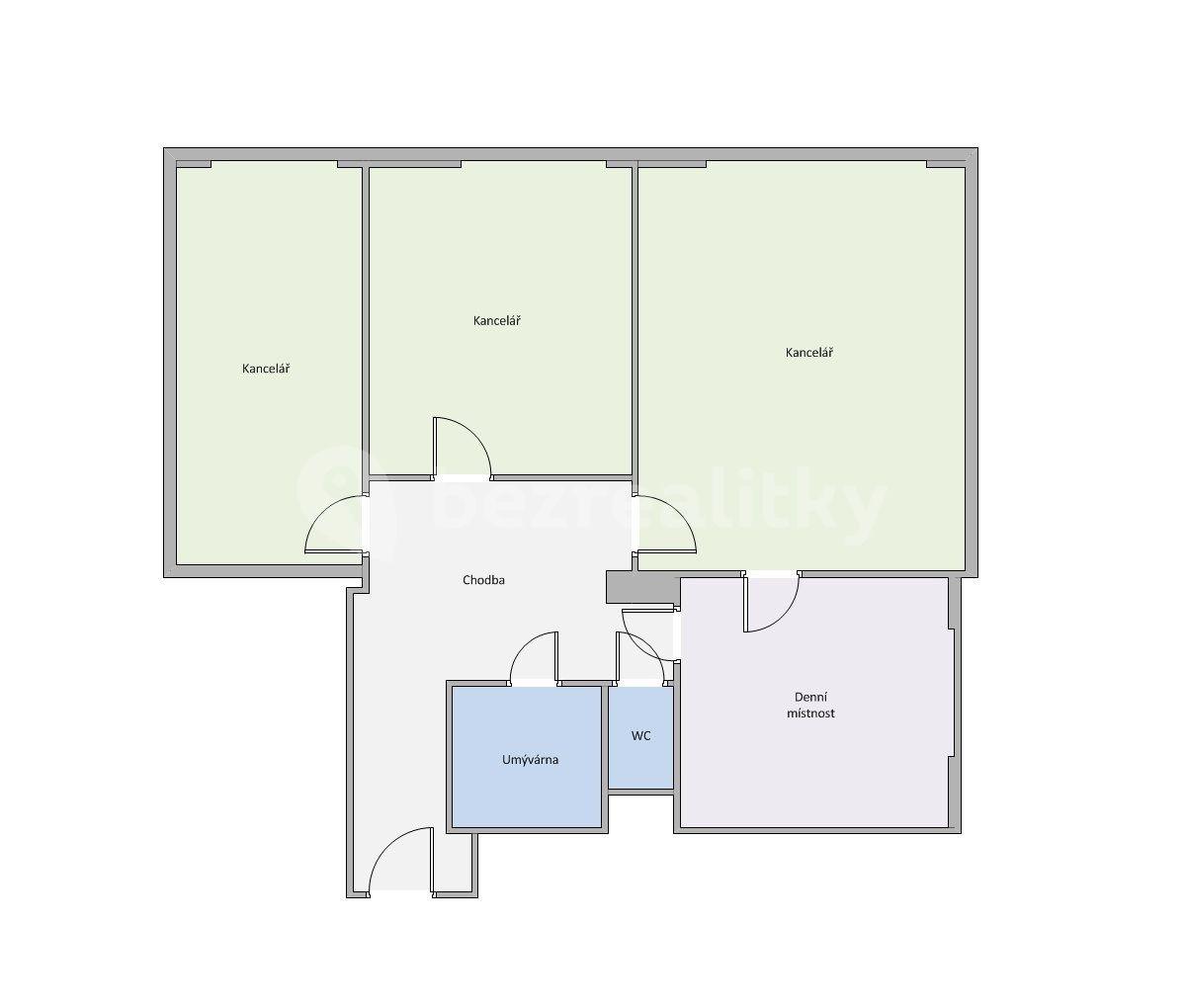 Pronájem kanceláře 66 m², Školní, Orlová, Moravskoslezský kraj