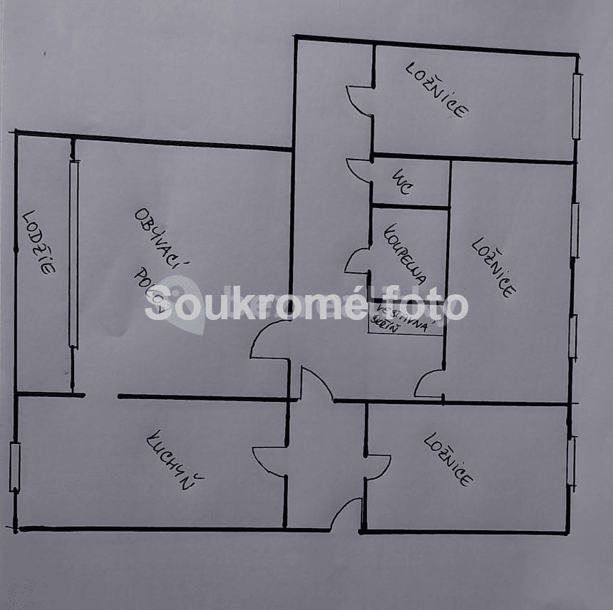 Prodej bytu 4+1 84 m², Žežická, Ústí nad Labem, Ústecký kraj