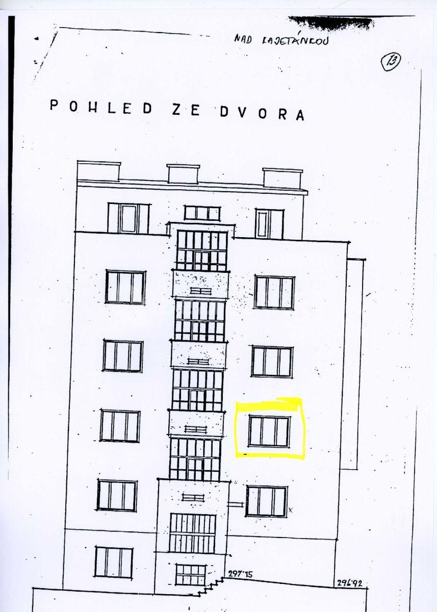 Prodej bytu 3+kk 80 m², Nad Kajetánkou, Praha, Praha