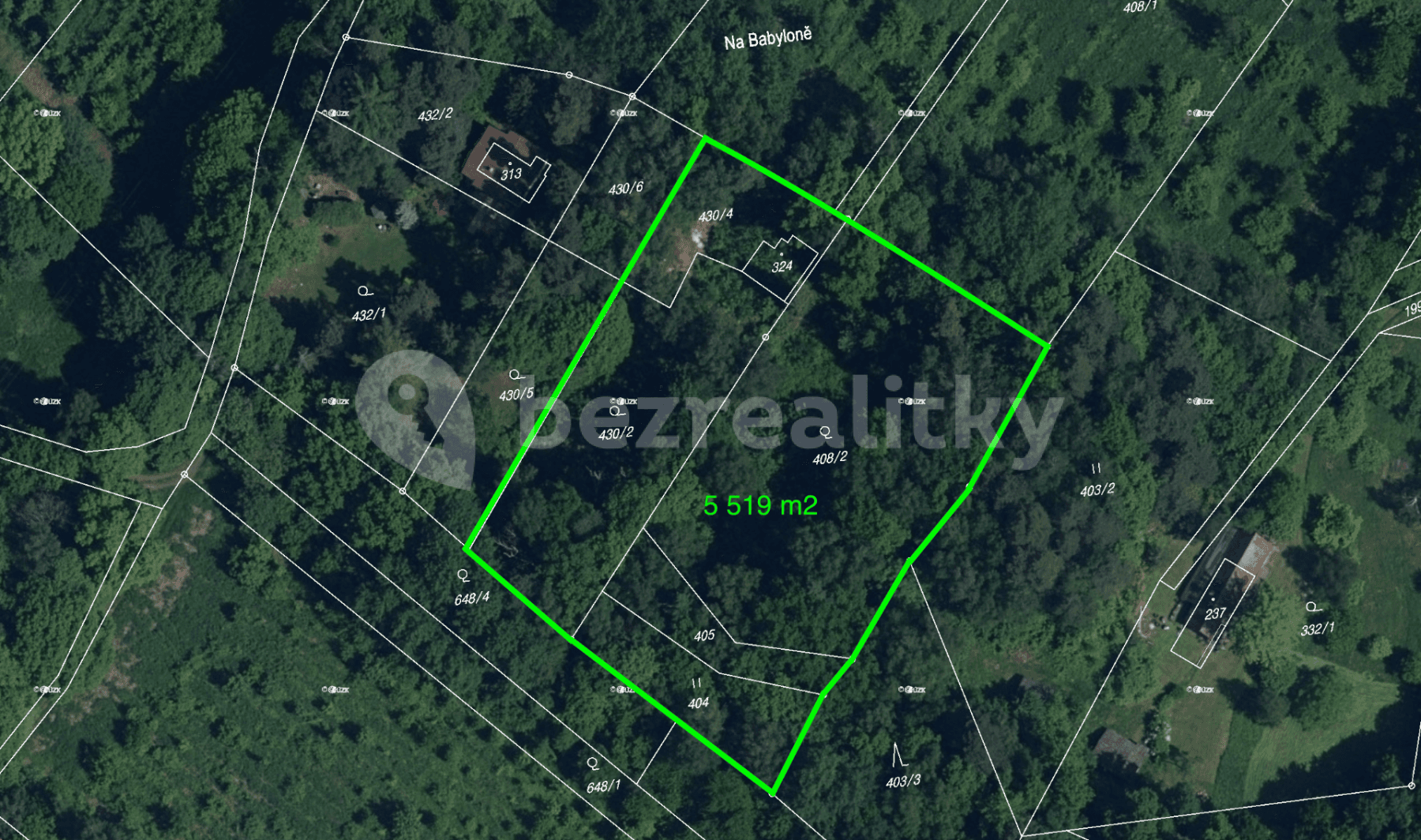 Prodej pozemku 5.519 m², Hrubá Skála, Liberecký kraj