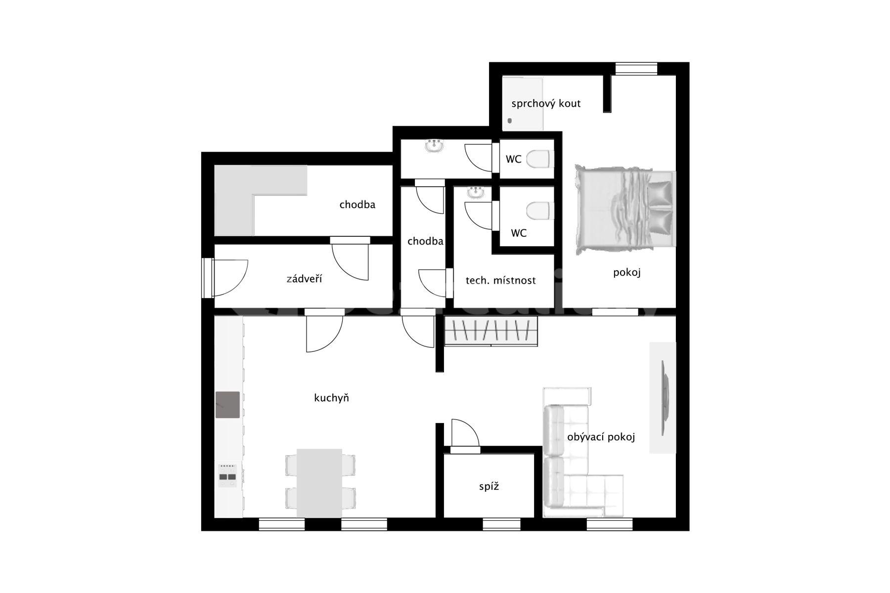 Prodej domu 100 m², pozemek 224 m², Pohorská, Kaplice, Jihočeský kraj