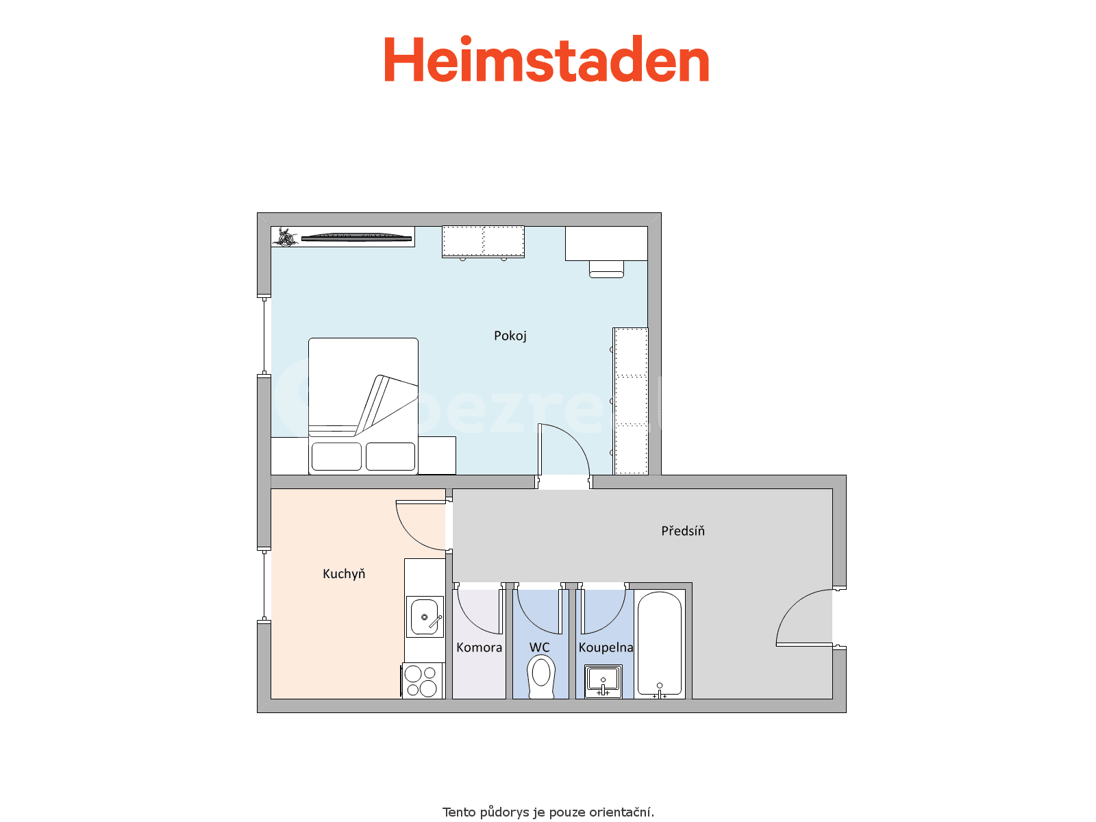 Pronájem bytu 1+1 37 m², Marxova, Havířov, Moravskoslezský kraj