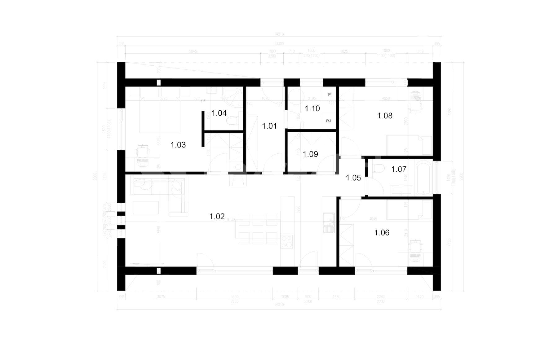 Prodej domu 104 m², pozemek 1.108 m², U Trati, Všestary, Středočeský kraj