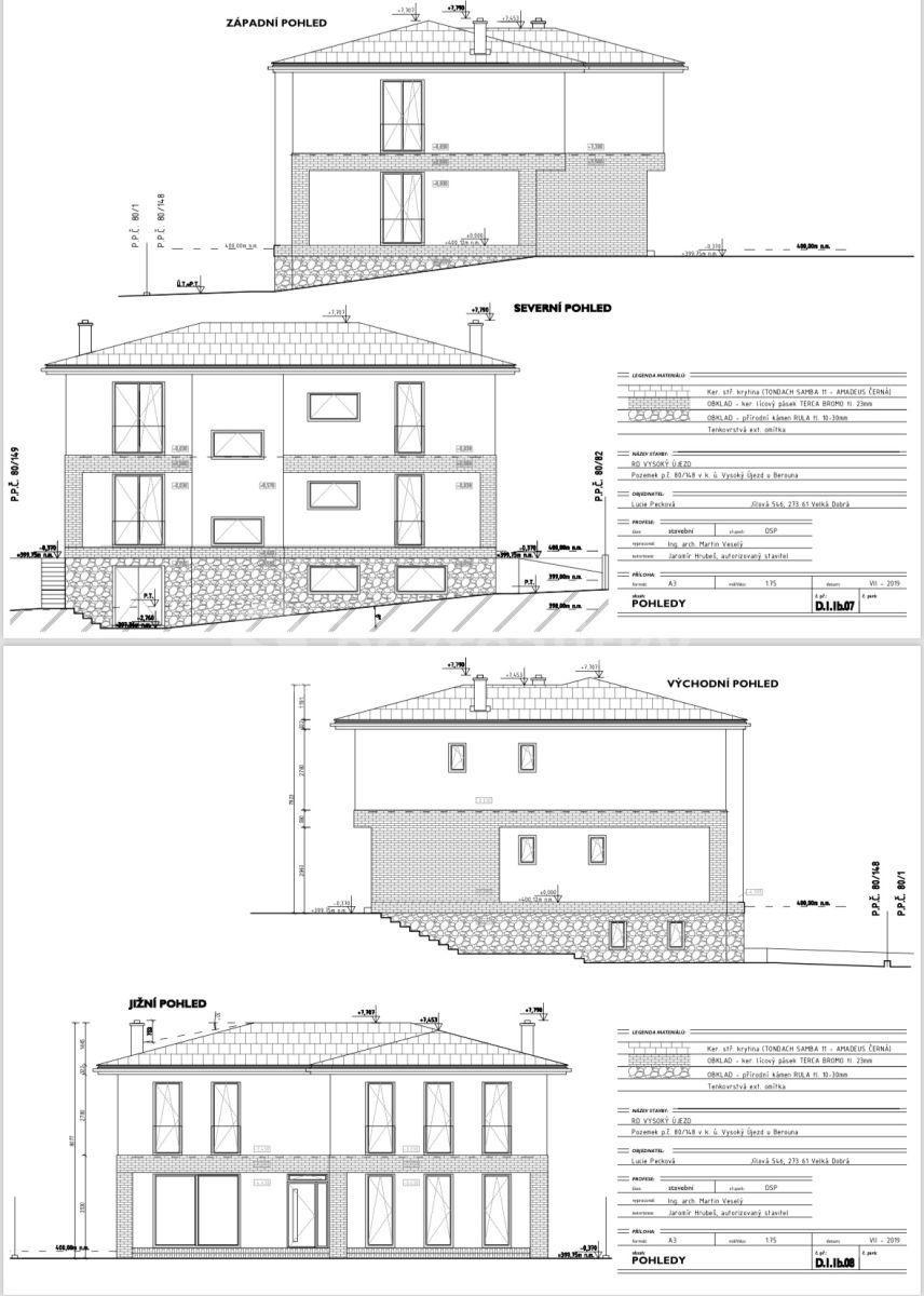 Prodej pozemku 854 m², U Rybníčka, Vysoký Újezd, Středočeský kraj