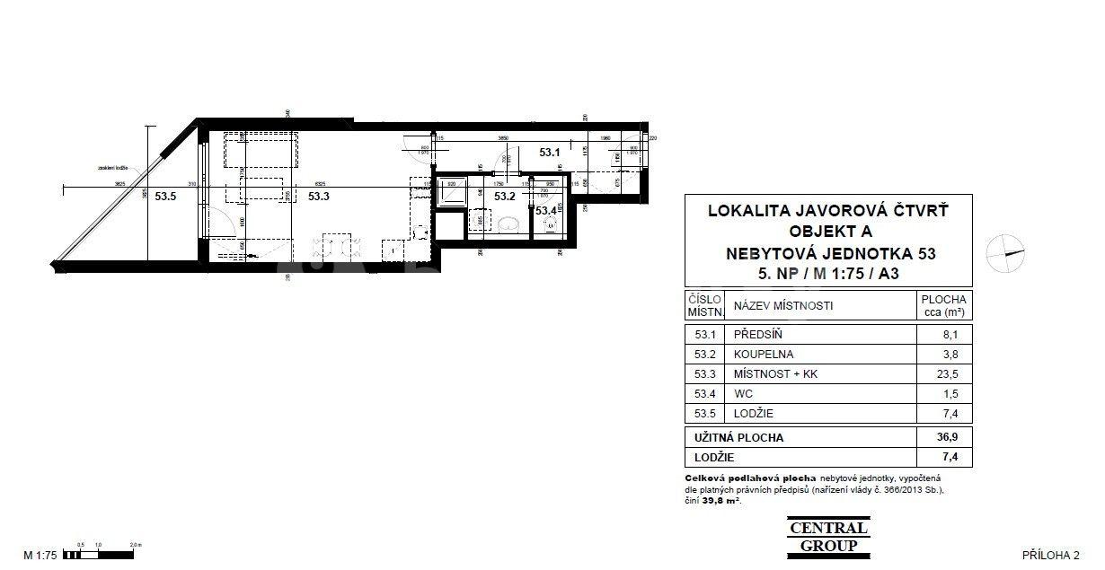 Prodej bytu 1+kk 43 m², Hornoměcholupská, Praha, Praha