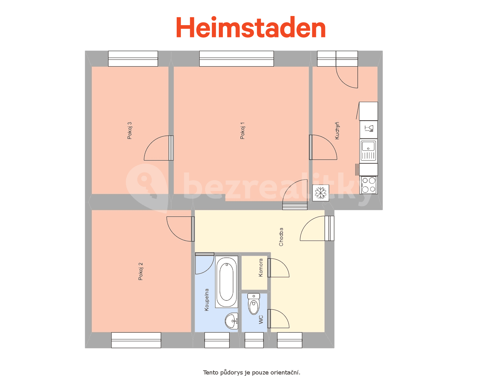 Pronájem bytu 3+1 68 m², Dukelská, Havířov, Moravskoslezský kraj