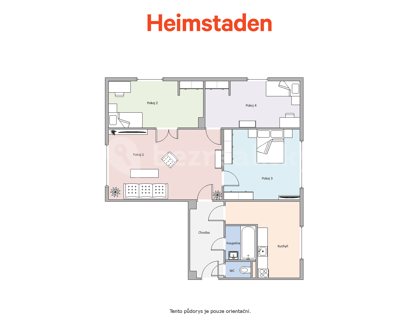 Pronájem bytu 4+1 72 m², Jungmannova, Havířov, Moravskoslezský kraj