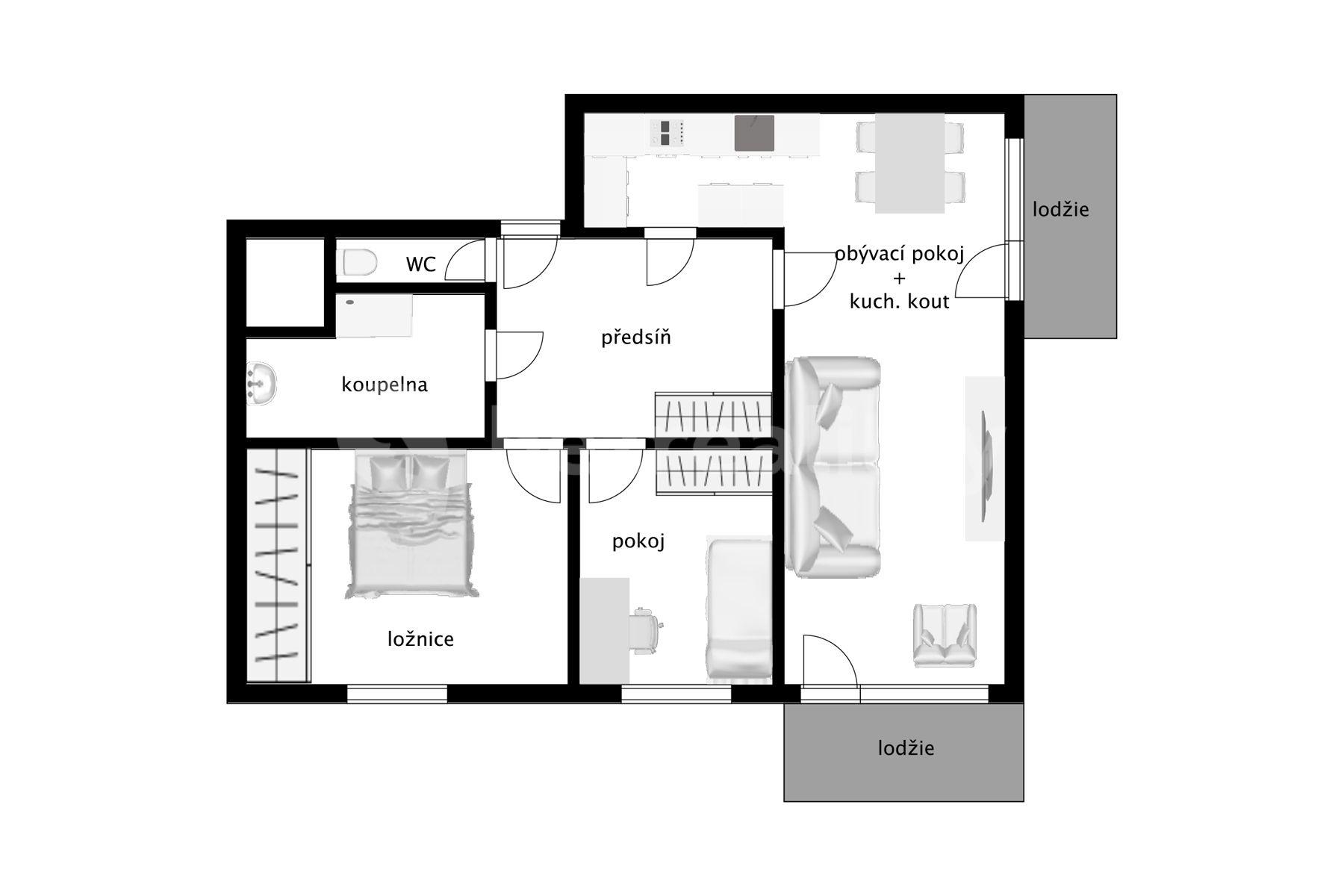 Prodej bytu 3+kk 70 m², Hillebrantova, Praha, Praha