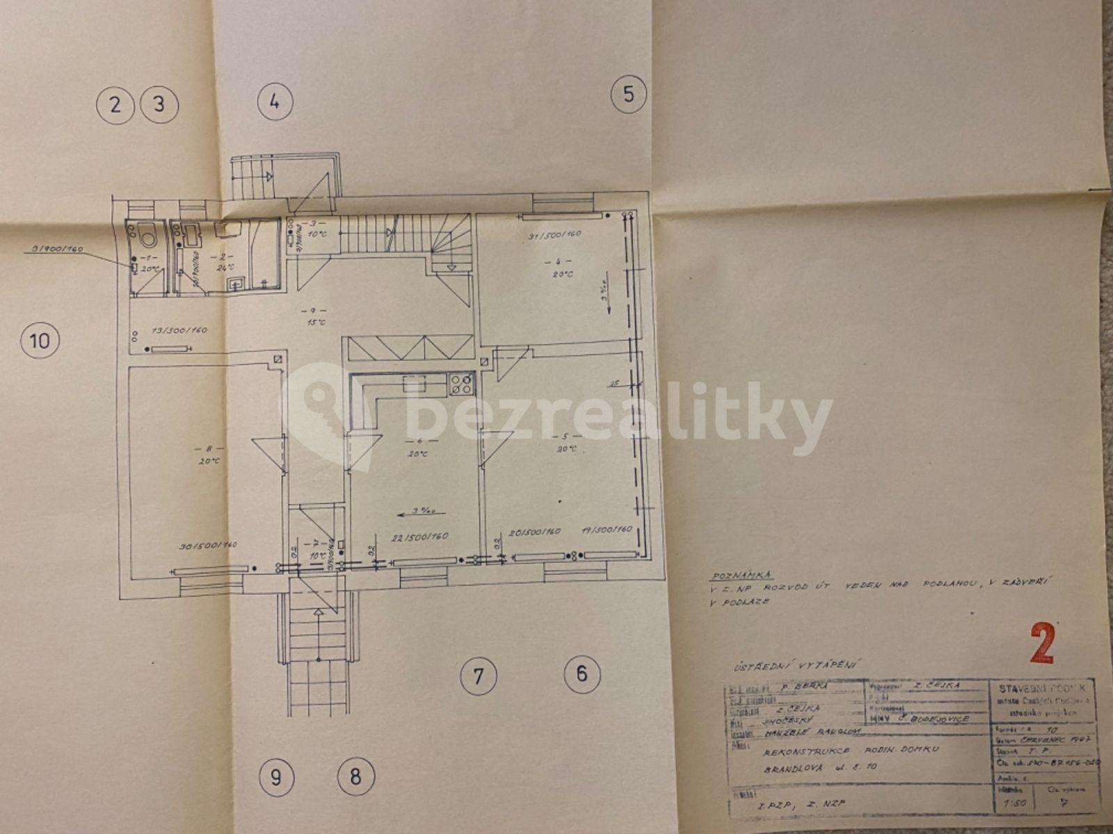 Prodej domu 126 m², pozemek 366 m², Brandlova, České Budějovice, Jihočeský kraj