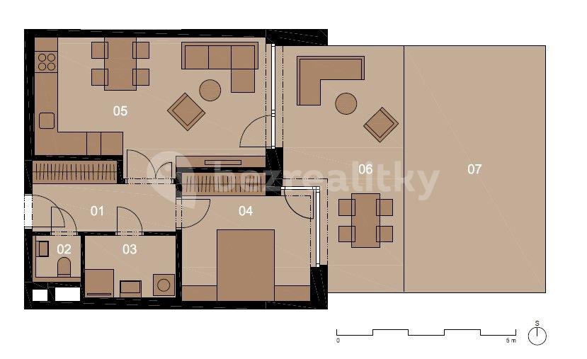 Pronájem bytu 2+kk 53 m², Armády, Praha, Praha