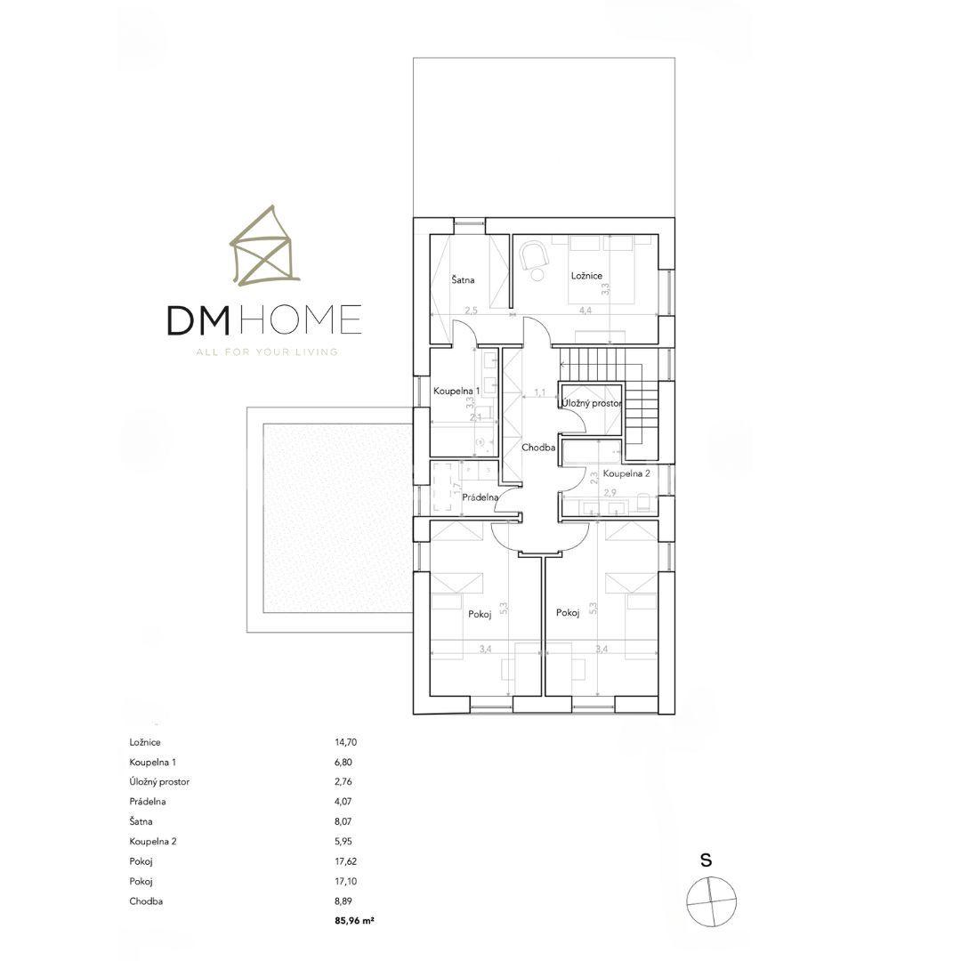 Prodej domu 219 m², pozemek 938 m², V Hlinišťatech, Vysoký Újezd, Středočeský kraj