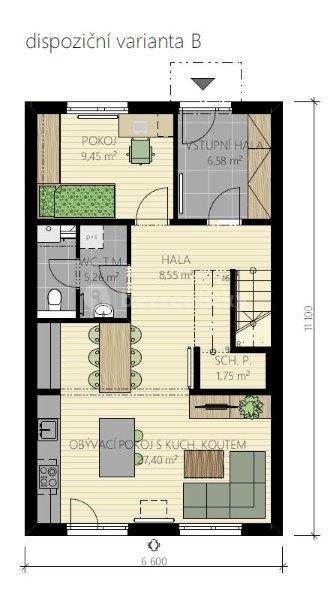 Pronájem domu 146 m², pozemek 139 m², Ječná, Jihlava, Kraj Vysočina