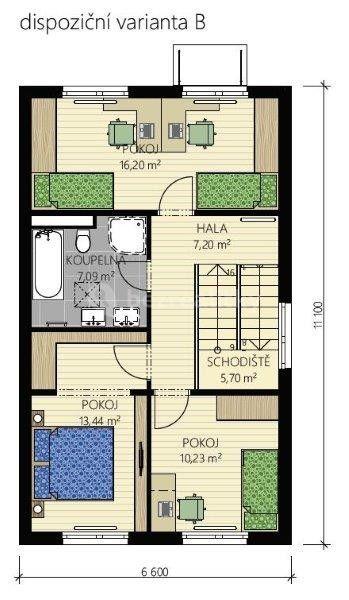 Pronájem domu 146 m², pozemek 139 m², Ječná, Jihlava, Kraj Vysočina