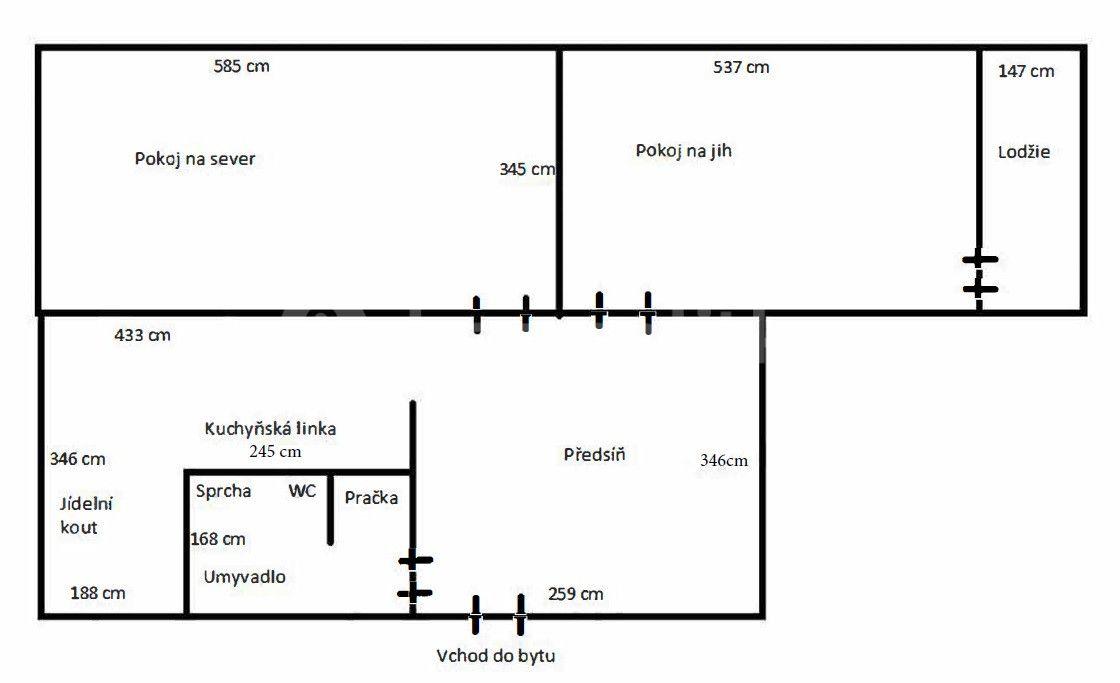 Pronájem bytu 2+1 68 m², Elišky Krásnohorské, Plzeň, Plzeňský kraj