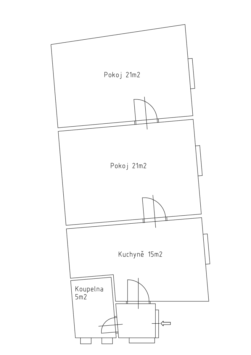 Pronájem bytu 2+1 65 m², sady 5. května, Plzeň, Plzeňský kraj