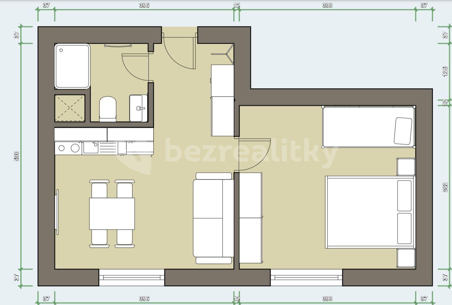 Prodej bytu 2+kk 35 m², třída Dukelských hrdinů, Jáchymov, Karlovarský kraj