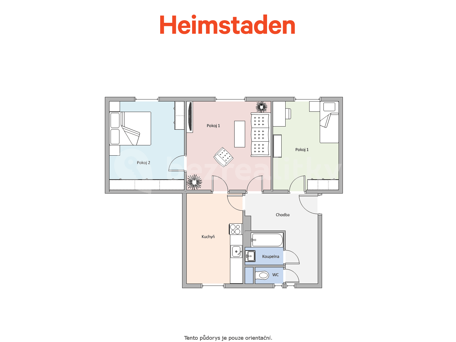 Pronájem bytu 3+1 70 m², Tylova, Havířov, Moravskoslezský kraj