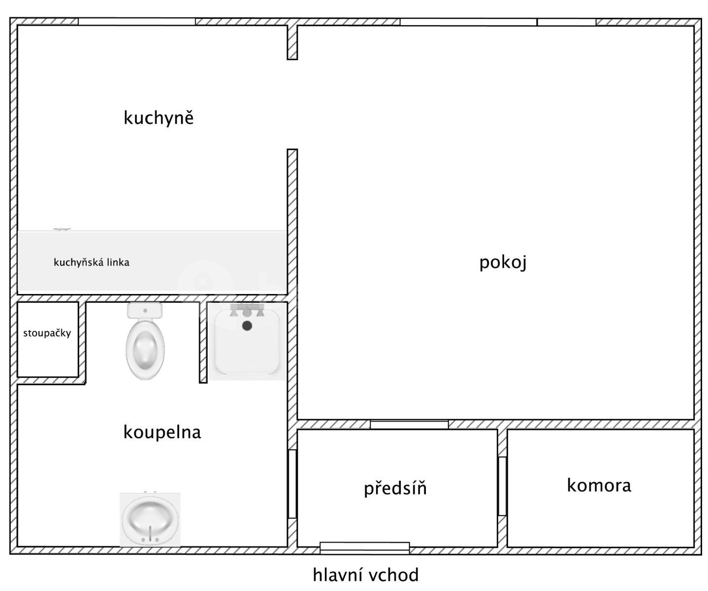 Prodej bytu 1+1 40 m², Minická, Praha, Praha