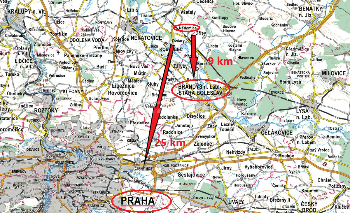 Prodej pozemku 803 m², Nedomice, Středočeský kraj