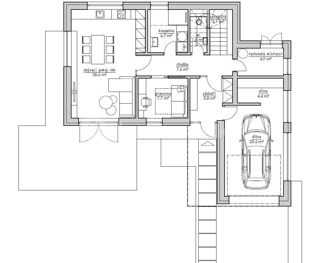 Prodej pozemku 485 m², Březská, Říčany, Středočeský kraj