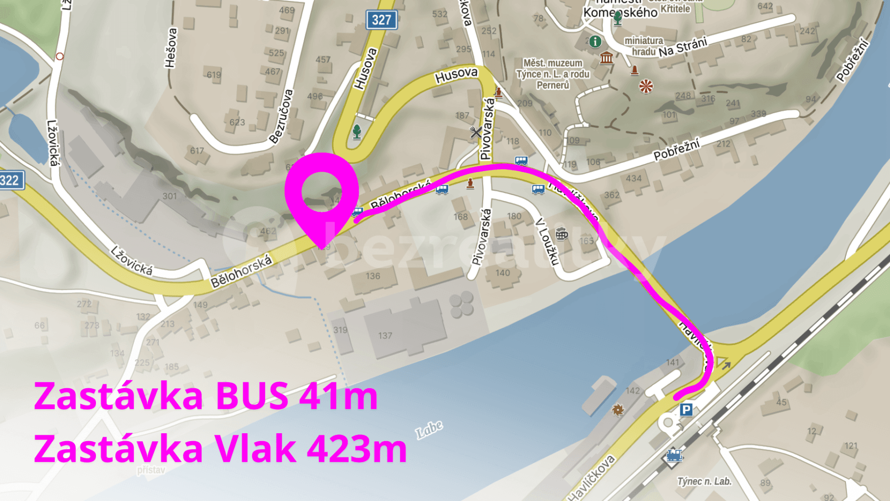 Prodej domu 75 m², pozemek 304 m², Bělohorská, Týnec nad Labem, Středočeský kraj