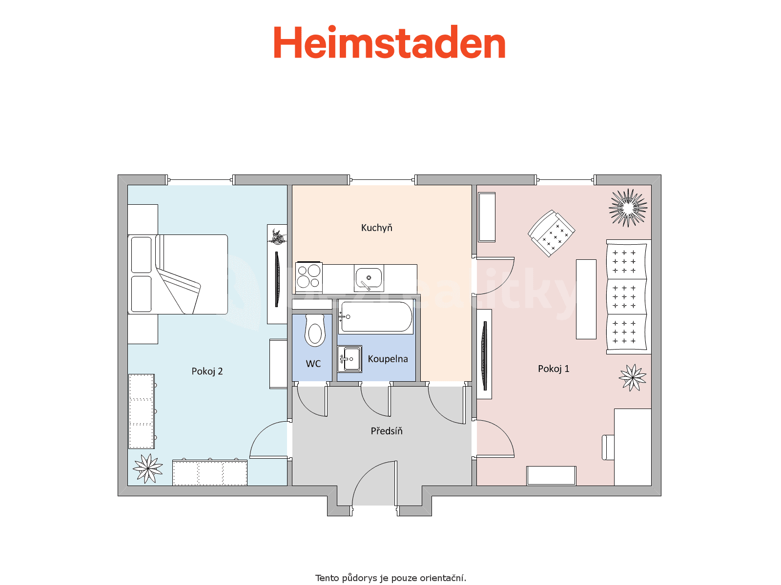 Pronájem bytu 2+1 49 m², 1. máje, Havířov, Moravskoslezský kraj