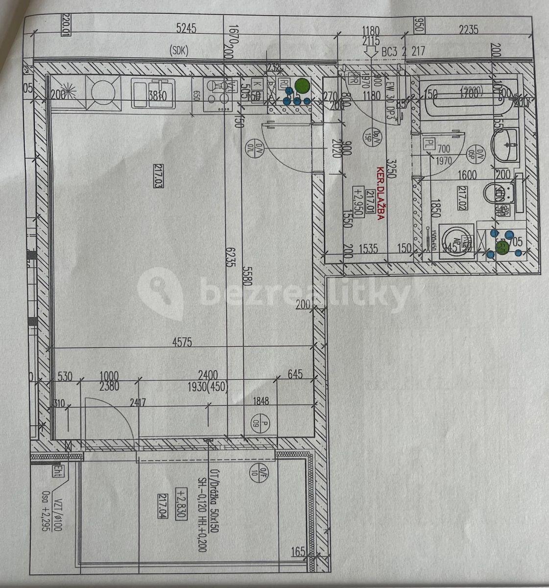 Pronájem bytu 1+kk 45 m², Zlochova, Praha, Praha