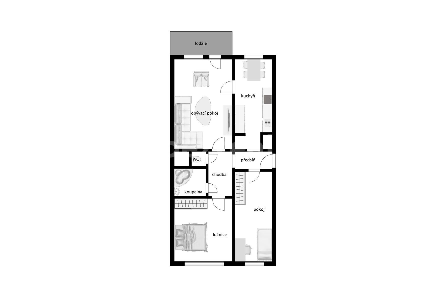 Prodej bytu 3+1 73 m², Benkova, Praha, Praha