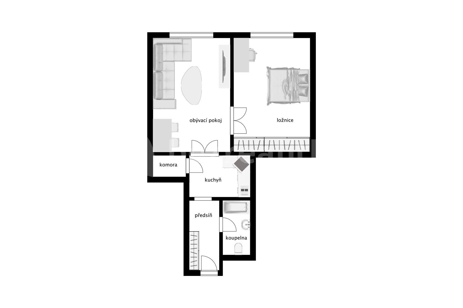 Prodej bytu 2+1 61 m², Křižíkova, Praha, Praha