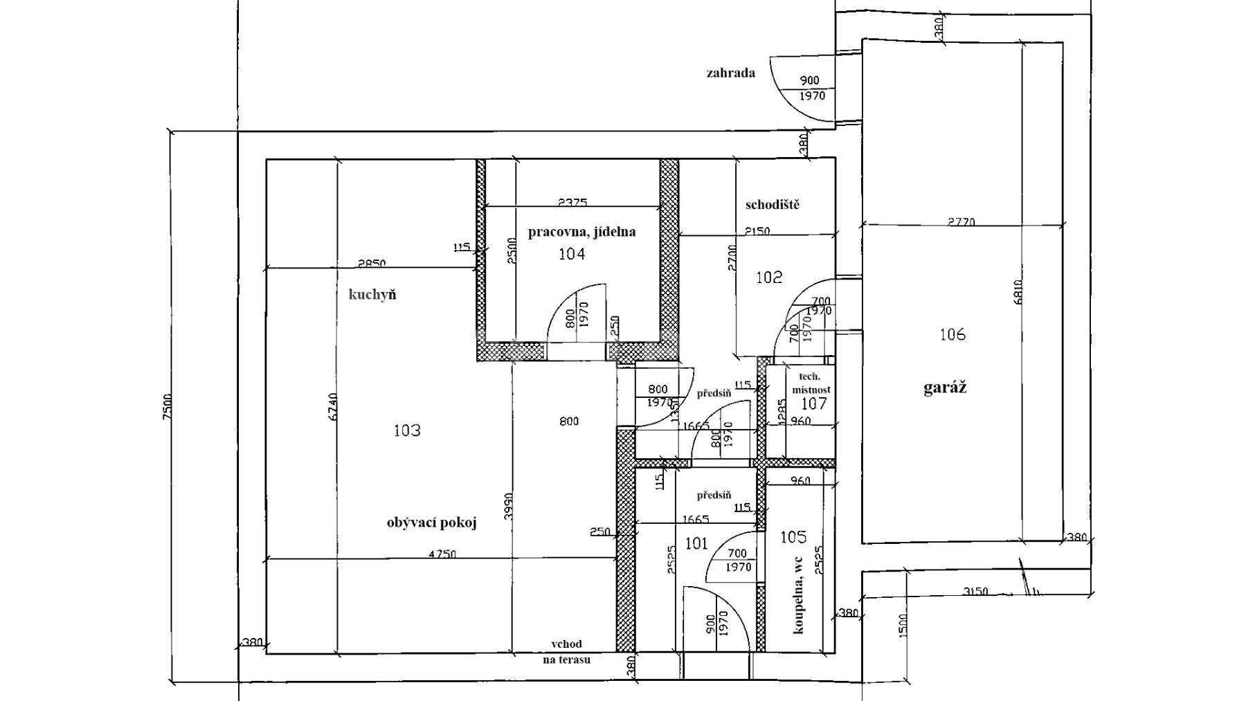 Prodej domu 150 m², pozemek 504 m², Velká Strana, Košetice, Kraj Vysočina