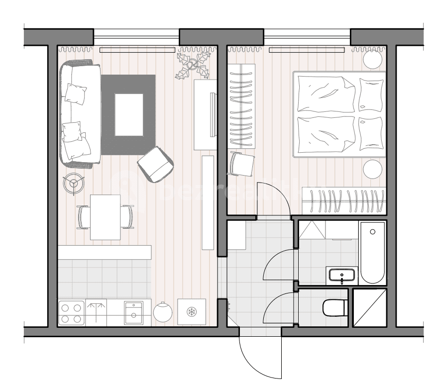 Prodej bytu 2+kk 39 m², Štúrova, Praha, Praha