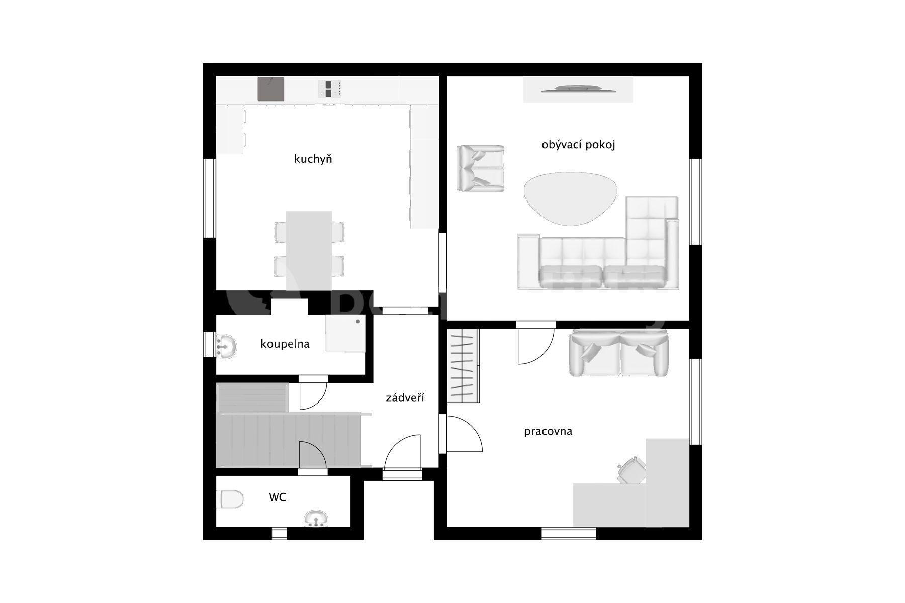 Prodej domu 143 m², pozemek 496 m², Mělnická, Všetaty, Středočeský kraj