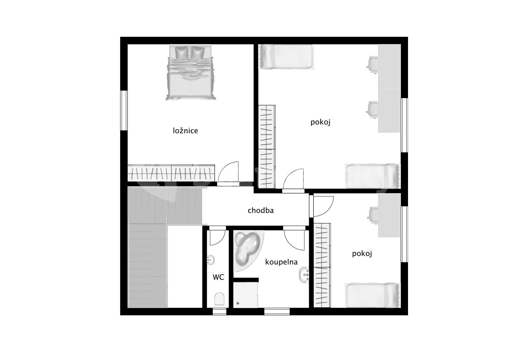 Prodej domu 143 m², pozemek 496 m², Mělnická, Všetaty, Středočeský kraj