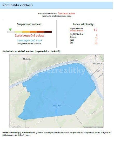 Prodej pozemku 1.697 m², Vrabčí brod, Poříčí nad Sázavou, Středočeský kraj