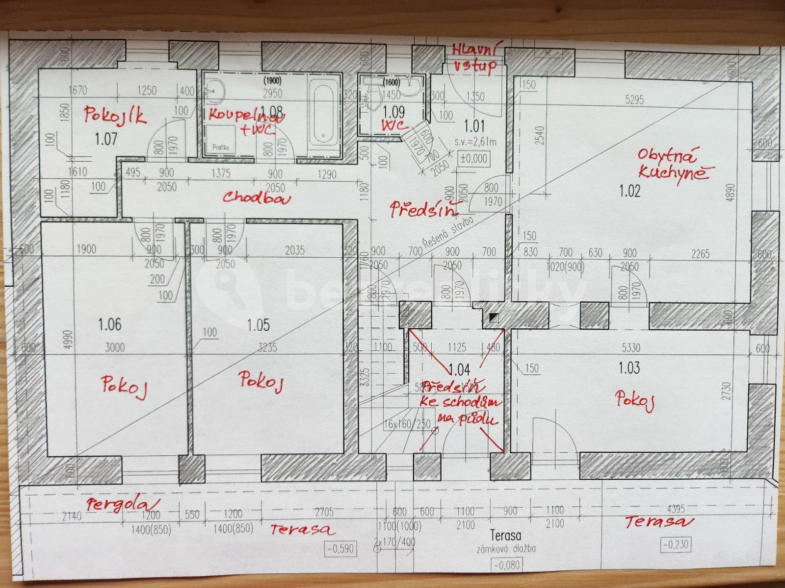 Pronájem domu 100 m², pozemek 200 m², Libeř, Středočeský kraj